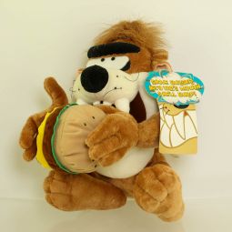 Aurora Vintage Plush - BURPING TAZ w/HAMBURGER (11 inch) *NEW w/TAG - SHOW DISPLAY*