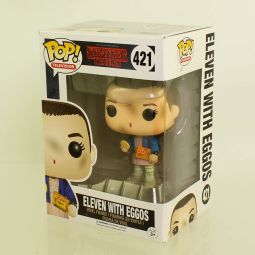Funko POP! Television - Stranger Things Vinyl Figure - ELEVEN with Eggos #421 *NON-MINT BOX*