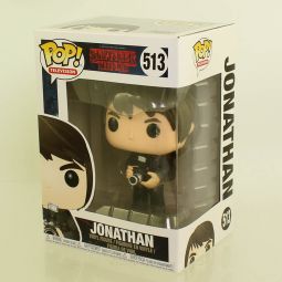 Funko POP! Television - Stranger Things S2 Vinyl Figure - JONATHAN (w/Camera) #826 *NON-MINT BOX*