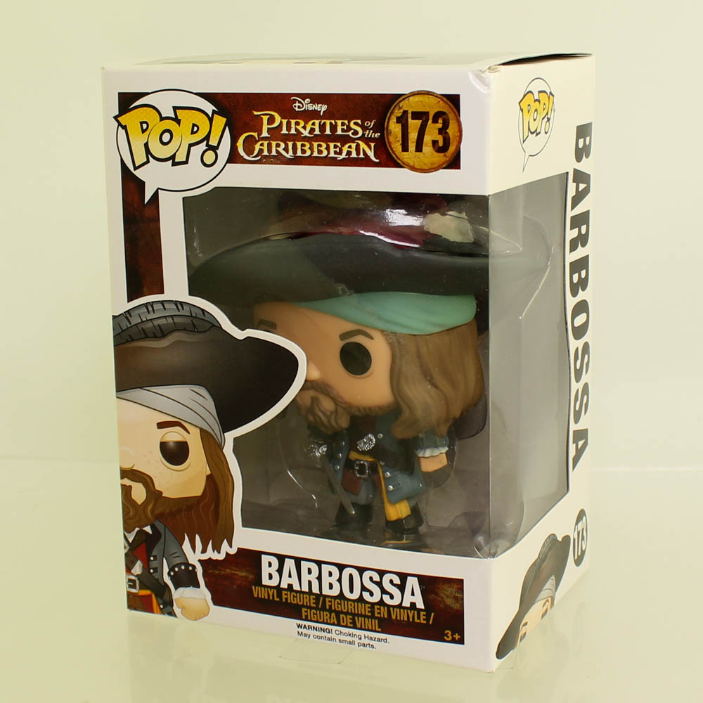 Funko POP! Disney Pirates of the Caribbean - Vinyl Figure - BARBOSSA #173 *NON-MINT BOX*