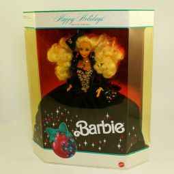 Mattel - Barbie Doll - 1991 Happy Holidays *NON-MINT BOX*