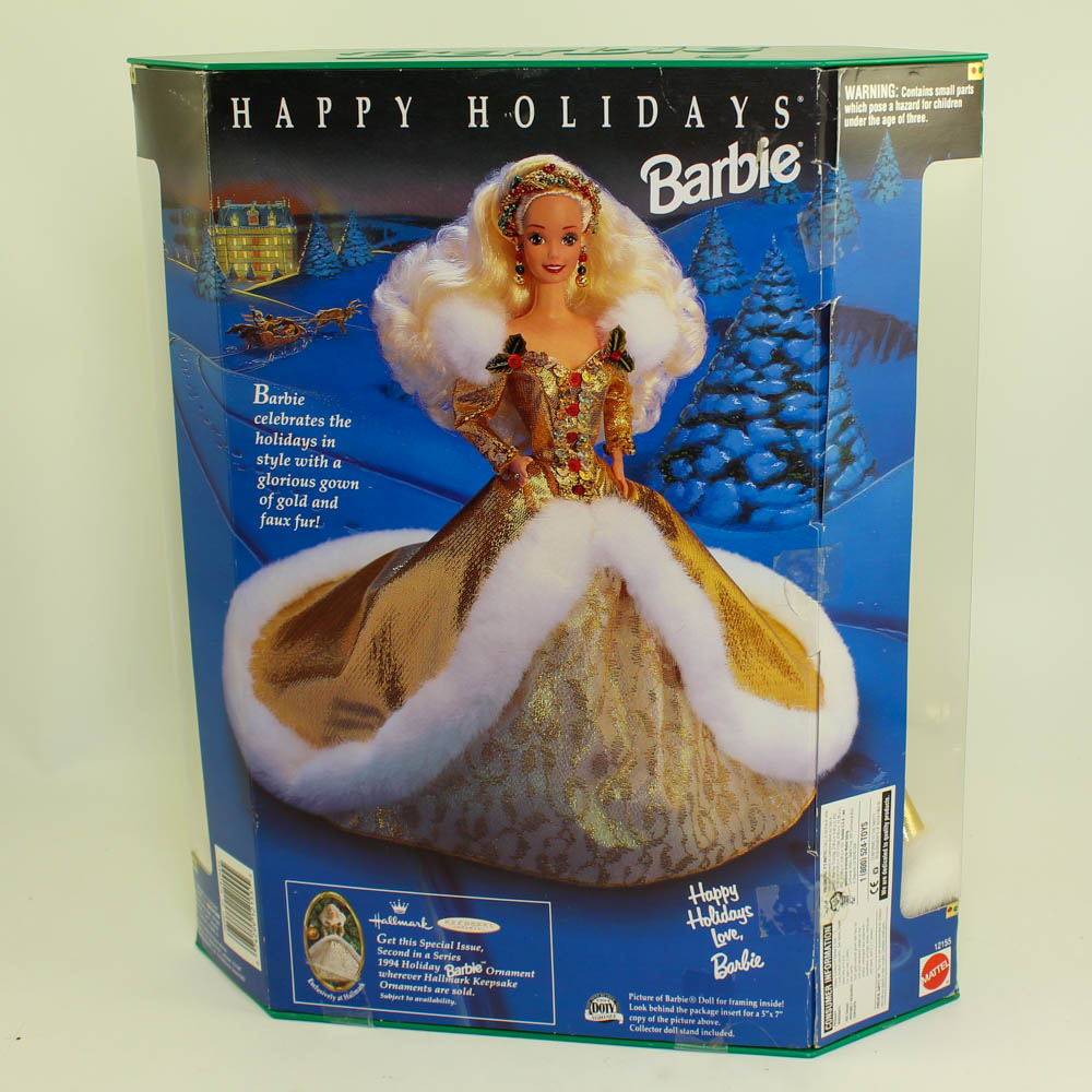 - Barbie Doll - 1994 Happy Holidays *NON-MINT BOX*: BBToyStore.com - Toys, Plush, Trading Cards, Figures & Games retail store shop