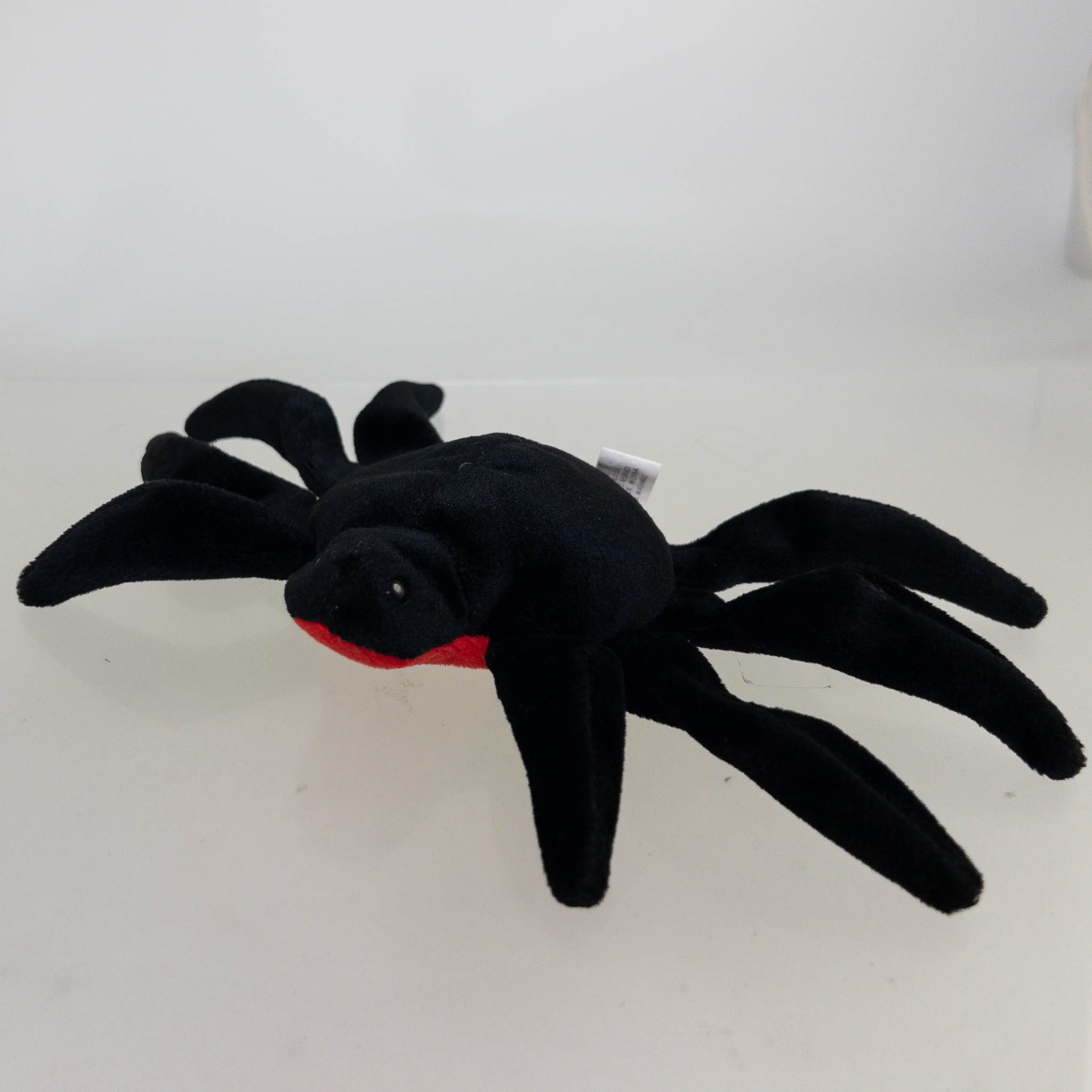 TY Beanie Baby - WEB the Black & Red Spider (No Hang Tag - 1st Gen Tush Tag)