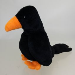 TY Beanie Baby - CAW the Black Crow (No Hang Tag - 1st Gen Tush Tag)