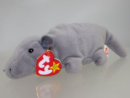 TY Beanie Baby - TANK the Armadillo (7 Lines - No Shell) (4th Gen Hang Tag - MWMTs)
