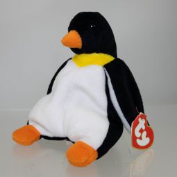 TY Beanie Baby - WADDLE the Penguin (3rd Gen Hang Tag - MWMTs)