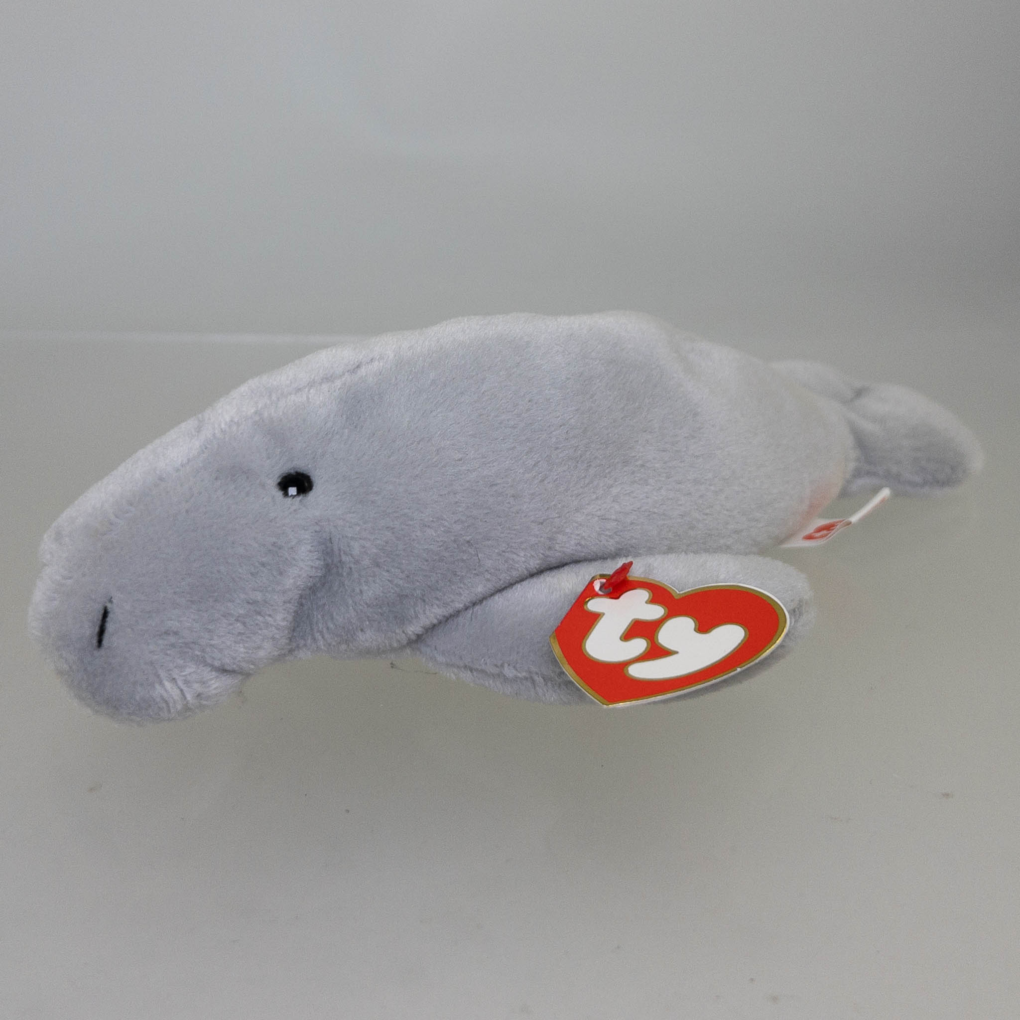 TY Beanie Baby - MANNY the Manatee (3rd Gen Hang Tag - MWMTs)