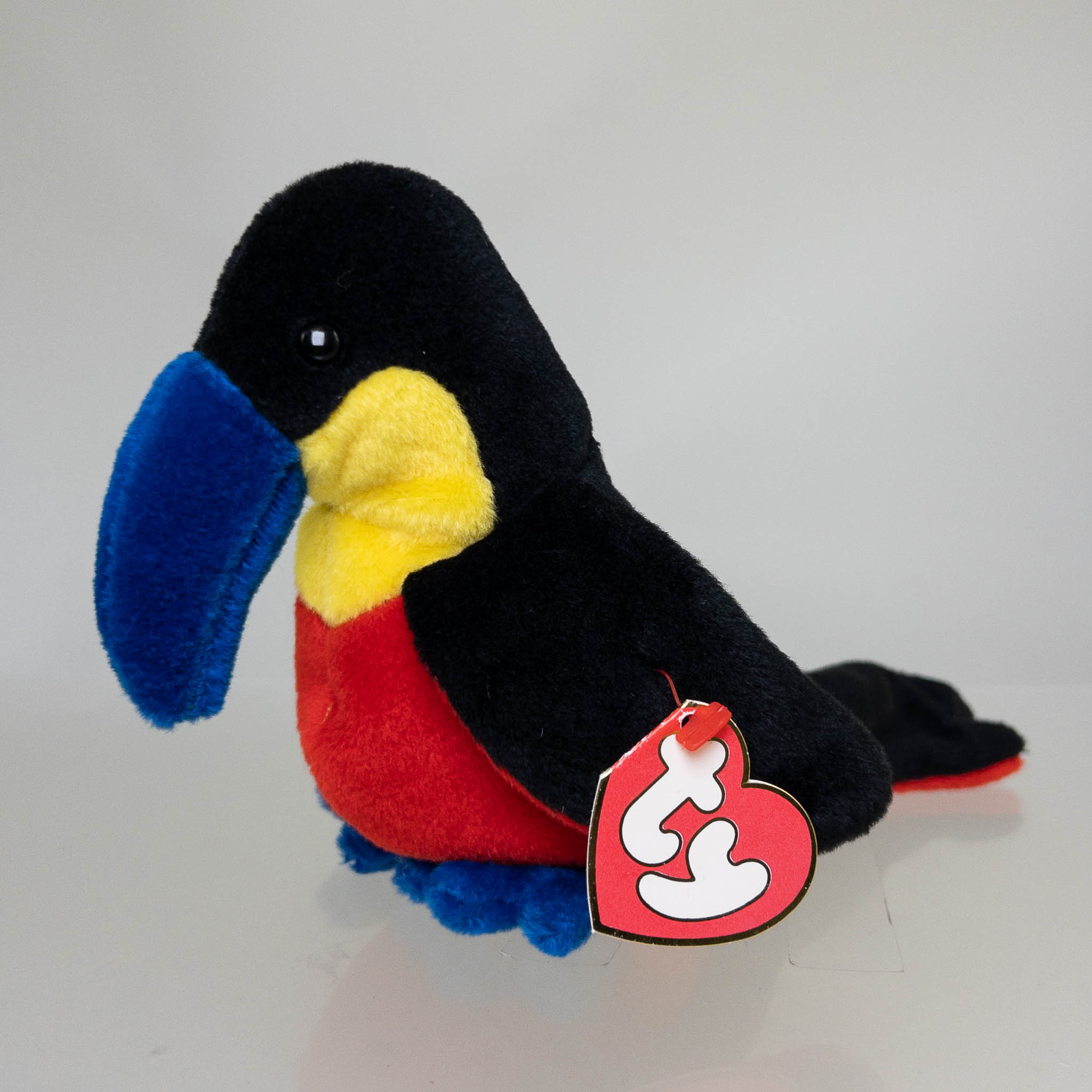 TY Beanie Baby - KIWI the Toucan (3rd Gen Hang Tag - MWNMTs)