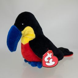 TY Beanie Baby - KIWI the Toucan (3rd Gen Hang Tag - MWNMTs)