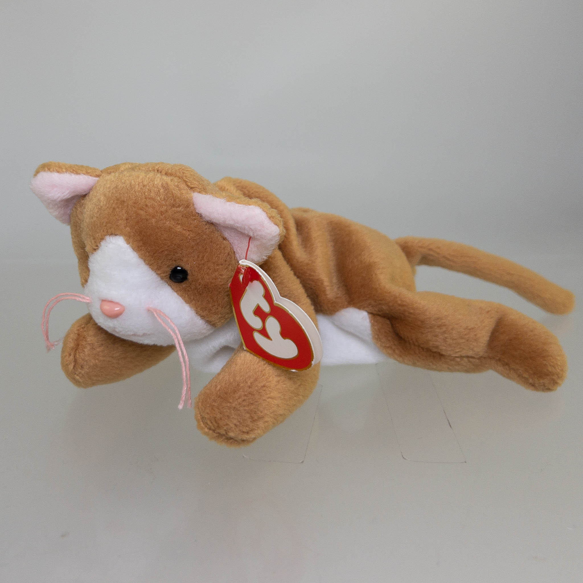 TY Beanie Baby - NIP the Cat (White Face Version) (3rd Gen Hang Tag - MWNMTs)