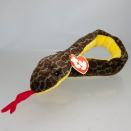 TY Beanie Baby - SLITHER the Snake (3rd Gen Hang Tag - MWMTs)