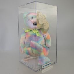 Authenticated TY Beanie Baby - BILLIONAIRE Bear #6 (Signed by TY Warner - #'d out of 696) UK Version