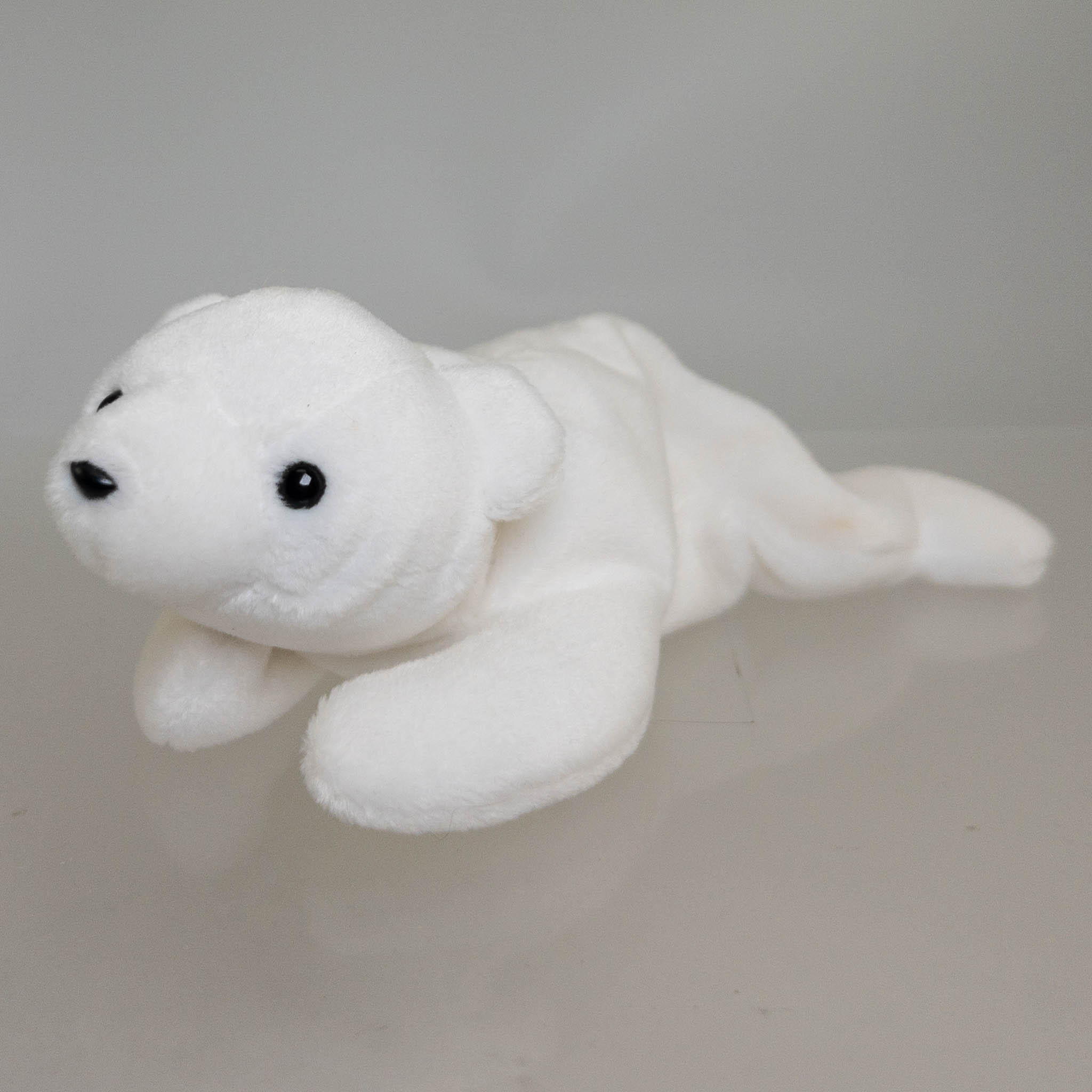 TY Beanie Baby - CHILLY the Polar Bear (No Hang Tag) 1st Gen TT