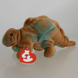 TY Beanie Baby - STEG the Dinosaur (3rd Gen Hang Tag - Near Mint)