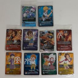 Digimon Trading Cards - Lot of 10 Box Topper Promo Cards