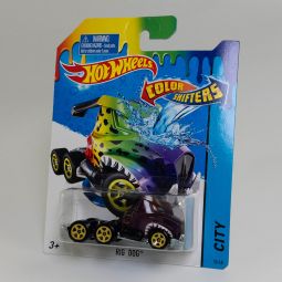 Mattel - Hot Wheels - 2014 City Color Shifters Rig Dog 10/48 *NON-MINT*