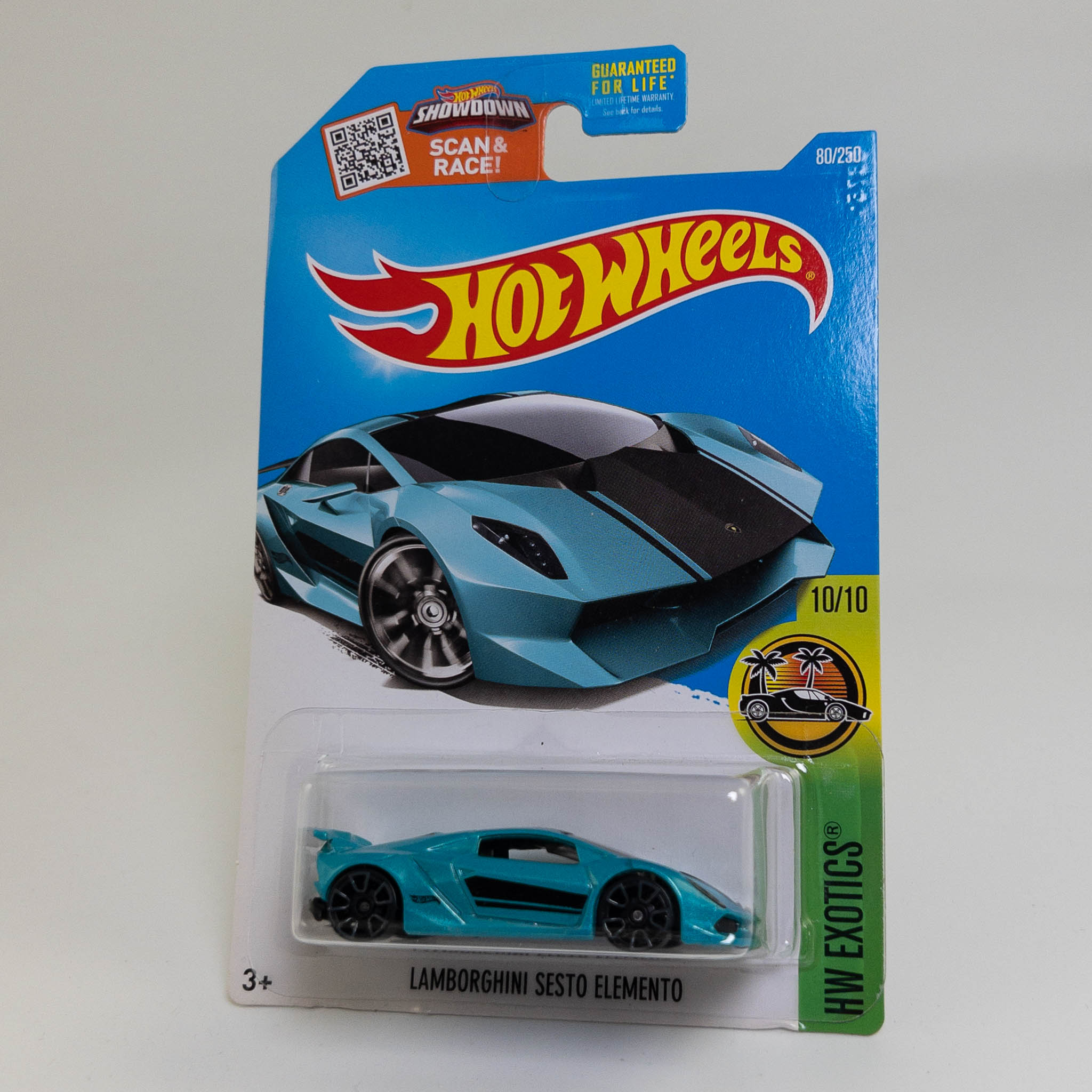 Mattel - Hot Wheels - 2015 HW Exotics Lanborghini Sesto Elemento 10/10 *NON-MINT*