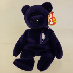 TY Beanie Baby - PRINCESS the BEAR (PVC Pellets Tush Tag - Made in China) MWNMTs