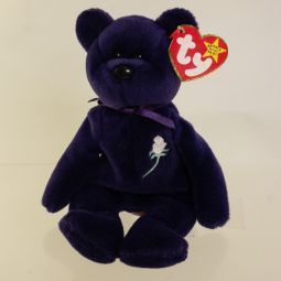 TY Beanie Baby - PRINCESS the BEAR (PVC Pellets - Made in China) MWNMTs