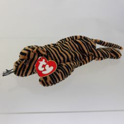 TY Beanie Baby - STRIPES the Tiger (Dark Version) (3rd Gen Hang Tag - MWCTs)