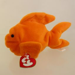 TY Beanie Baby - GOLDIE the Goldfish (3rd Gen Hang Tag - MWNMTs)