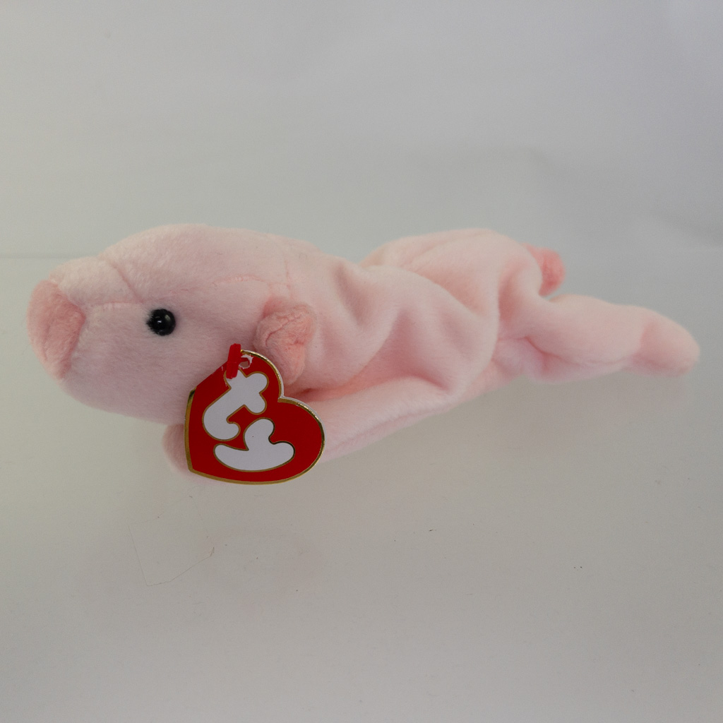 TY Beanie Baby - SQUEALER the Pig (3rd Gen Hang Tag - MWNMTs)