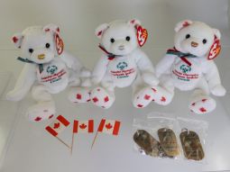 TY Beanie Babies - Special Olympics Canada Exclusive Bear Set (Set of 3) #'ed out of 333 Limited Ed)