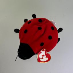 TY Beanie Baby - LUCKY the Ladybug (7 Felt Spots) (3rd Gen Hang Tag - 99% Mint)