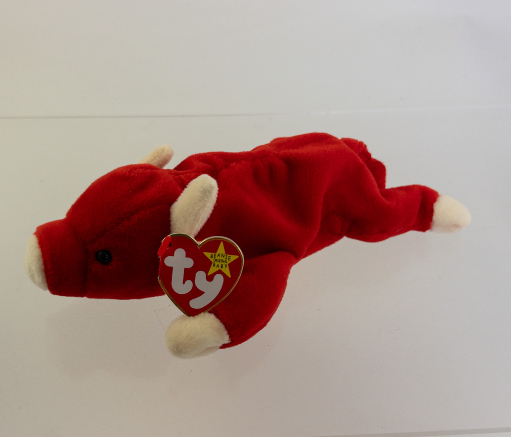 TY Beanie Baby - SNORT the Bull (w/ Mel tush tag - ODDITY)