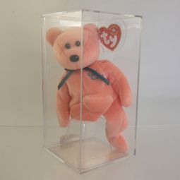 Authenticated TY Beanie Baby - CORAL CASINO Bear (Signed by TY Warner #167 of 588)