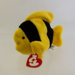 TY Beanie Baby - BUBBLES the Fish (3rd Gen Hang Tag - MWNMTs)