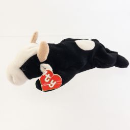 TY Beanie Baby - DAISY the Cow (2nd Gen Hang Tag - MWCTs)