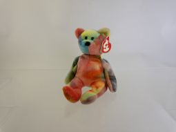 TY Beanie Baby - GARCIA the Ty-Dyed Bear (3rd Gen Hang Tag - MWNMTs)