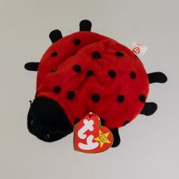 TY Beanie Baby - LUCKY the Ladybug ( 21 Spot Version ) (4th Gen Hang Tag - MWMTs)