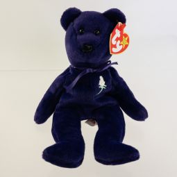 TY Beanie Baby - PRINCESS the BEAR (PE Pellets Tush Tag - Made in Indonesia) MWMTs