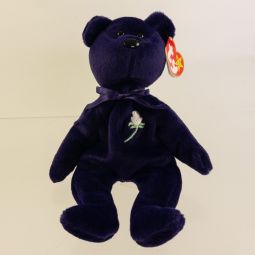 TY Beanie Baby - PRINCESS the BEAR (PE Pellets Tush Tag - Made in Indonesia) MWNMTs