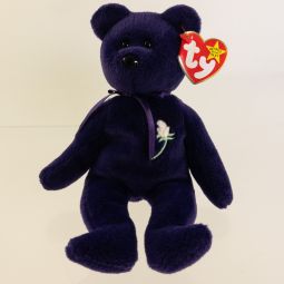 TY Beanie Baby - PRINCESS the BEAR (PVC Pellets Tush Tag - Made in Indonesia) MWNMTs