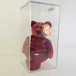 Authenticated TY Beanie Baby - TEDDY CRANBERRY - NEW FACE (3rd Gen Hang Tag - MWNMTs)