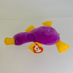 TY Beanie Baby - PATTI the Platypus (Purple Version) (3rd Gen Hang Tag - MWMTs)