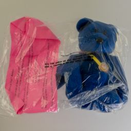 TY Beanie Baby - CLUBBY the Bear ( w/ Pink BBOC Member Paper - Version 01 ) Factory Sealed