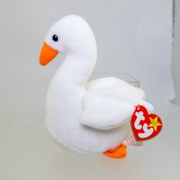 TY Beanie Baby - GRACIE the Swan (TUSH TAG SEWN ERROR) ODDITY!!
