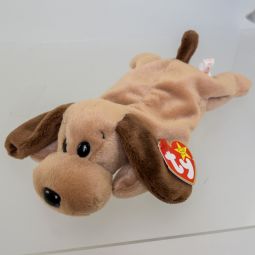 TY Beanie Baby - BONES the Dog (w/ Bernie tush tag - ODDITY)