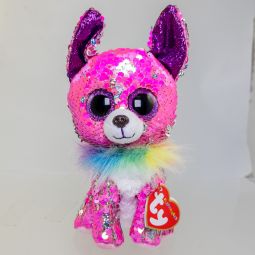 TY Flippables - CHARMED the Dog (w/ Sven tush tag - ODDITY)
