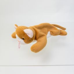 TY Beanie Baby - NIP the Cat (White Face Version) (No Hang Tag) 1st Gen TT