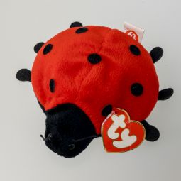 TY Beanie Baby - LUCKY the Ladybug (7 Felt Spots) (3rd Gen Hang Tag - Near Mint)
