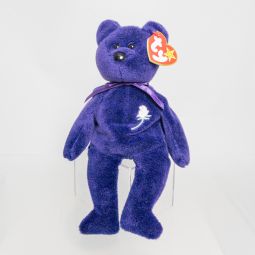 TY Beanie Baby - PRINCESS the BEAR (PVC Pellets Tush Tag - Made in China) MWNMTs