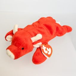 TY Beanie Baby - TABASCO the Bull (3rd Gen Hang Tag - MWNMTs)