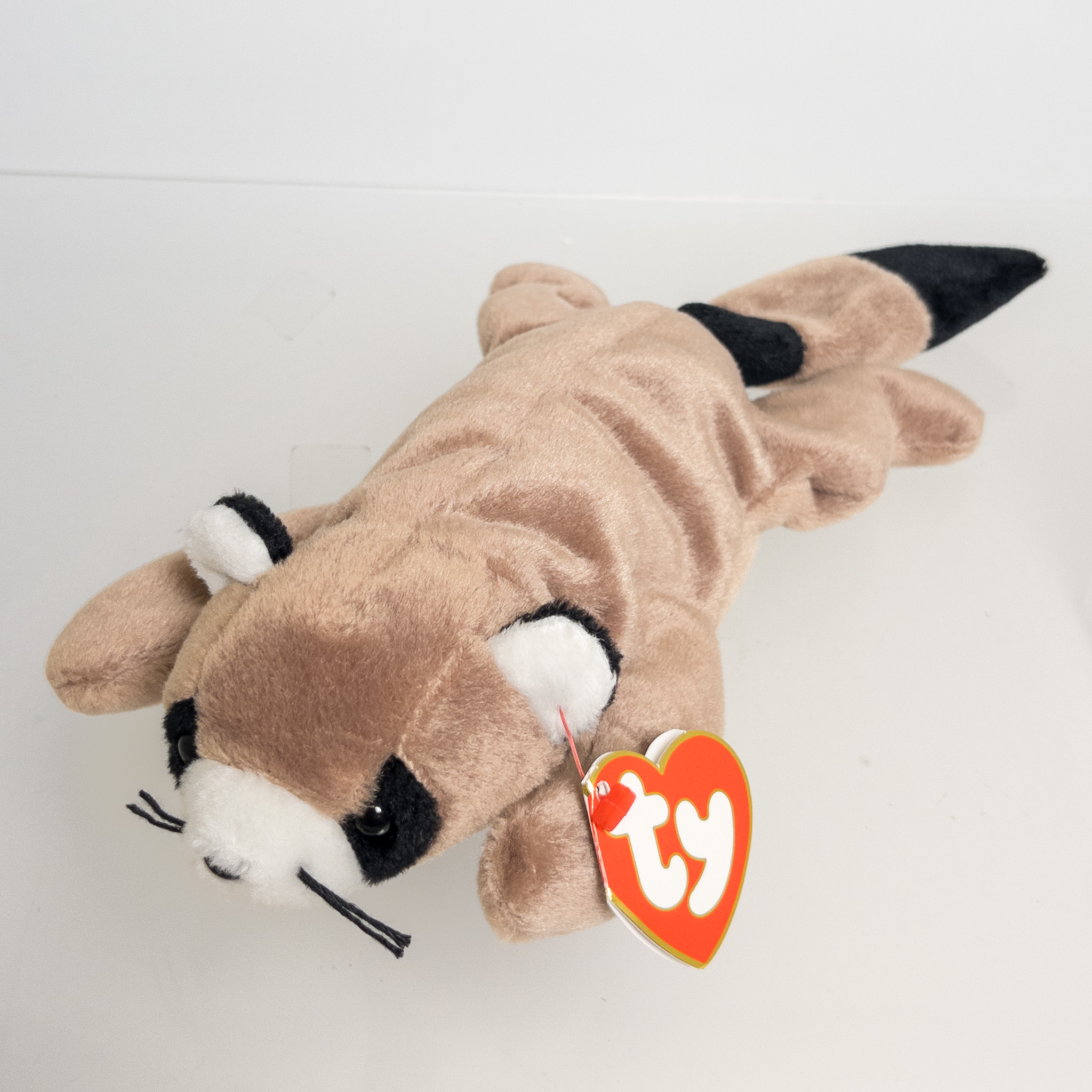 TY Beanie Baby - RINGO the Raccoon (3rd Gen Hang Tag - MWMTs)