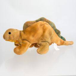 TY Beanie Baby - STEG the Dinosaur (No Hang Tag - 1st Gen Tush Tag) Worn
