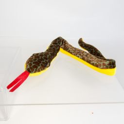 TY Beanie Baby - SLITHER the Snake (No Hang Tag - 1st Gen Tush Tag)
